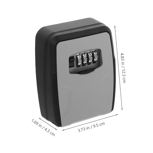 Caja de seguridad para llaves con combinación de metal impermeable para exterior 3
