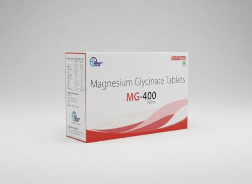 Healthy Paleo Magnesium Glycinate tablets (Serving size -1 tablet per day of (100 TABLETS), 100% Vegetarian, Most important supplement for our body. Helps to the most efficient absorption of magnesium in the body. Useful dietary supplement for an individual.
