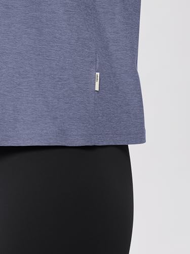 Image of ODODOS Women's Performance Cropped Tee Ultra Soft odSTRATUM Tech Short Sleeve Relaxed Top Crew Neck T-Shirts