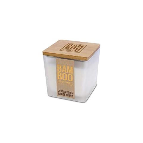 Heart & Home Bamboo Small Jar - Cedarwood & White Musk Cover