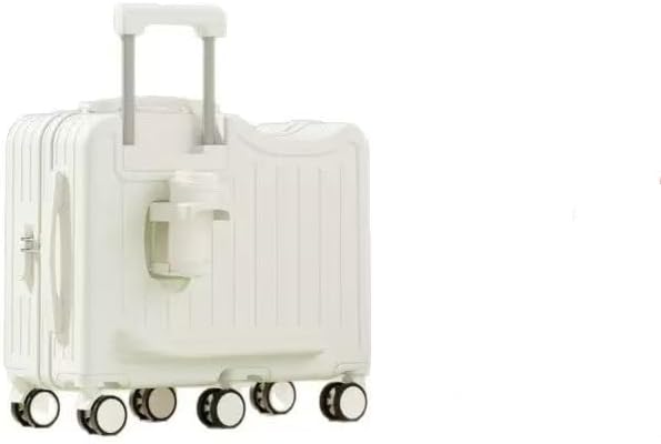 [JUIKNHSM] スーツケース 乗れるキャリーケース カップホルダ付 ミニスーツケース 日帰り旅行ケース 出張ケース 超軽量 小