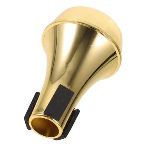 HEMOTON Elegant Trumpet Practice Mute Sleek Design Mini Mute Trumpet Muffler for Brass Players