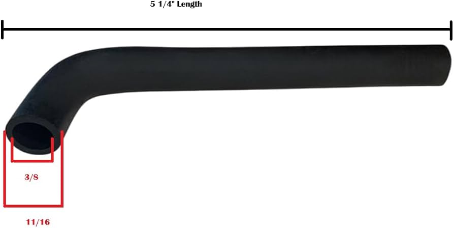 Amazon.com : Sellerocity Valve Breather Tube Hose Compatible with