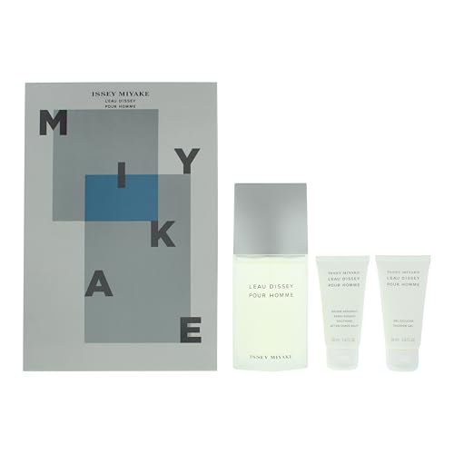 Issey Miyake L'eau D'issey Pour Homme - Juego de regalo de 3 piezas: Eau de Toilette 125 ml