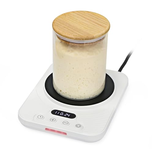 VOBAGA Sourdough Starter Warmer, 70-110°F Control Heating Pad for Bakers