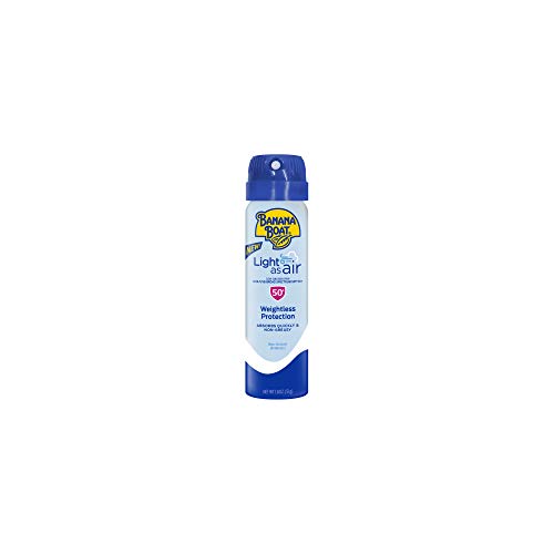 Banana Boat Light As Air Reef Friendly Sunscreen Spray, Broad Spectrum SPF 50, 1.8 Ounces - Pack of 24