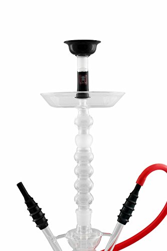 Kaya Shisha Glaskopf mit Removable Disc 4tex, 2tlg. Vortex Bowl Shisha-Kopf für Wasserpfeifen Schwarz – Bild 6