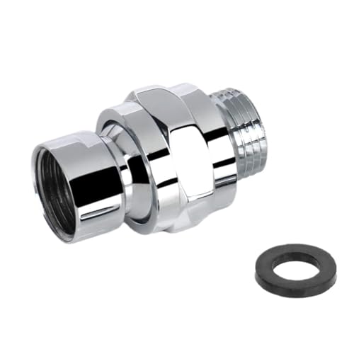 Douche Adaptateur Pivotant RéGlable, Rotule Pommeau de Douche, Rotule Pivotante en Laiton Réglable, pour Connecter des Pommes de Douche et des Conduites...