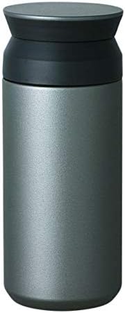 Kinto 350ml / 500ml Travel Vacuum Flask Stainless Steel, Silver, 350ml