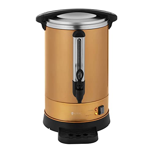 Royal Catering RC-WBDWTC14GO Koffiezetapparaat, 14 liter, goudkleurig, roestvrij staal, koffiezetapparaat… - Afbeelding 5