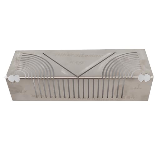 Herramienta de marcado de angular, trazador de lineal multiusos, herramienta de dibujo de línea paralela para carpintería, tuberías metalúrgicas (S (23 cm/9,06 pulgadas))