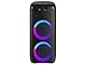 Trevi XFest XF 600 KB Tragbarer Lautsprecher mit 80W Verstärkung, Wireless Musikbox mit Dynamischem Mikrofon für Karaoke, USB-Anschluss, Micro SD, AUX-IN, Eingebauter Akku, Blaue LED Anzeige
