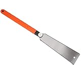 ZJchao Sierra Japonesa, Sierra de Lana de Doble Cara de Aleación de 10 Pulgadas, de Madera de Doble Cara, Manual, Herramienta de Mano, de Holgura de Accesorios, de Al Ras para Maderas Duras, Blandas