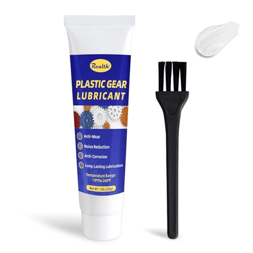 Plastic Gear Grease 1 oz White Lithium Grease for Rc Toy Gears Household Appliances & Instruments Anti-Wear Anti-Corrosion Long-Lasting
