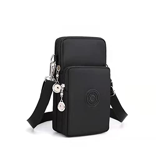 Crossbody bags for Women Cell Phone Wallet Purse Shoulder Bag Small Cross Body Cellphone Purses Black