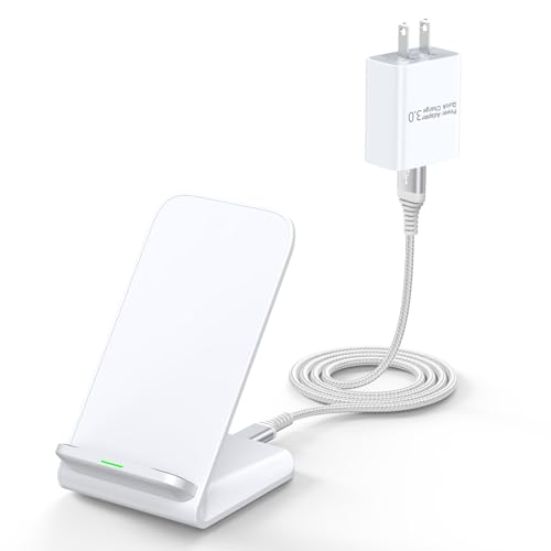 Pixel Wireless Charger for Google Pixel 9a 9 Pro XL Fold 8a 8 Pro 7a 7 Pro 6 Pro 5 4XL 3XL, 15W Android Wireless Charger Fast Charging Stand for Samsung Galaxy S25 S24 S23 S22 S21 S20, iPhone 16e 16