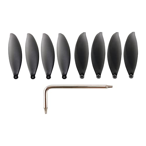 ZAPYVET 8 Piezas de hélices Anafi, hélices Plegables for cámara de dron, hélices de Repuesto CW CCW, Tornillos de Repuesto for Parrot Anafi Hélices para Drones