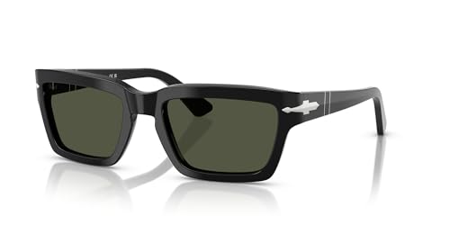 Image of Persol mens Po3363s Rectangular Sunglasses