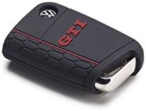 Original VW Golf 7 (5G) Schlüsselcover GTI Design Zündschlüssel Schlüsselhülle Blende Cover schwarz rot 000087012ALGCA
