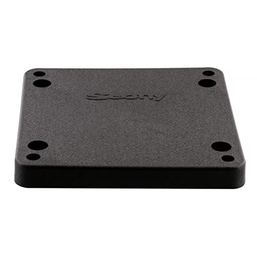 Scotty #1036 Mounting Plate Only for #1026 Swivel Mount, Black