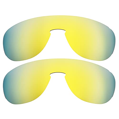 Cristales polarizados oro 24K compatibles con Oakley Trillbe sin reflejos
