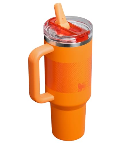 Image of STANLEY Quencher ProTour Flip Straw Tumbler with Leakproof Lid 40 oz | Built-In Straw and Handle | Cup Holder Compatible for Travel | Insulated Stainless Steel Cup | BPA-Free | Goldenrod Fade