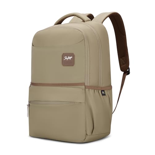 Image of Skybags Transit 17 Inch Compatible Laptop Backpack 29L | 2 Compartments with Quick-Access Front Pocket & Rain Cover | Air-Mesh Back Panel & Side Pocket | Office & Travel Backpack for Men & Women