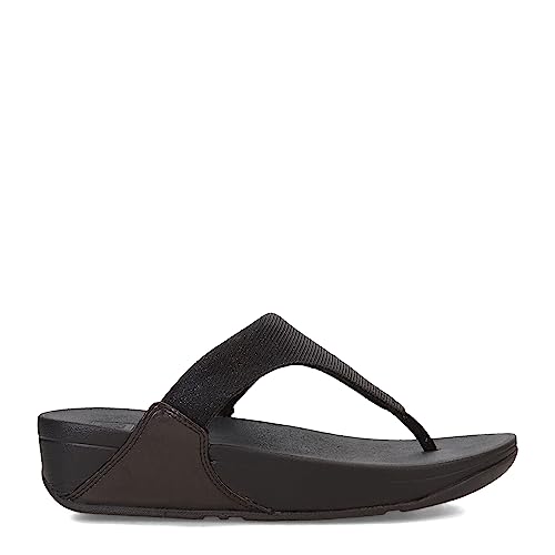 FitFlop Women's Lulu Shimmerlux Toe-Post Sandals Wedge2