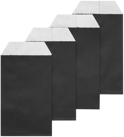 GP 100 pcs Party Favor Paper Bags (Black, 3X6 inch) image 3