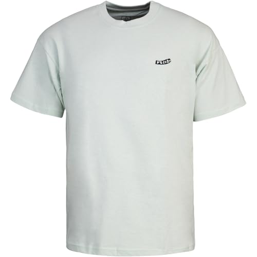 T-shirt Volcom Pistol Stone pour homme en coton noir confortable