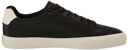 Image of BOSS Men's Aiden Logo Block Leather Low Top Sneakers