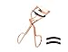 EMILYSTORES Professional Makeup Tool For Eyelashes With 2 Replacement Silicone Refill Pads Pinch Pain FREE Metal Eyelash Curler 1PC, Golden Color