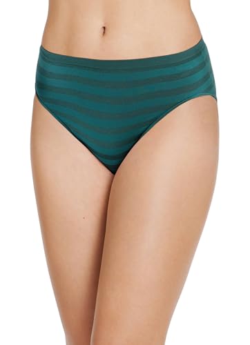 Image of Jockey Women's Underwear Matte & Shine Seamfree Hi Cut