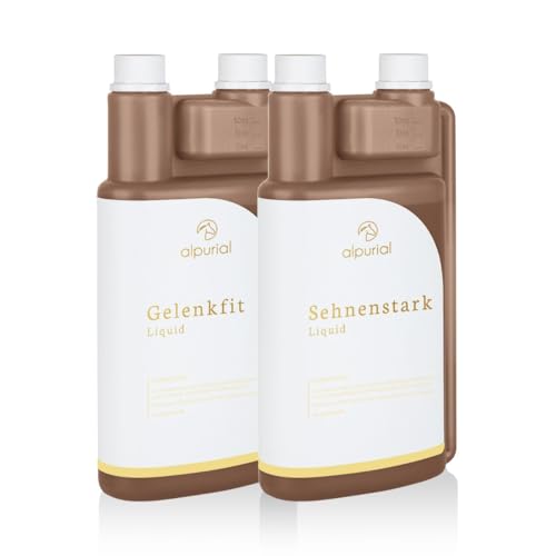 Alpurial Bewegungsbundle – Ergänzungsfuttermittel für Pferde mit fütterungsbedingtem Bedarf im Bewegungsapparat – Kombination aus Gelenkfit & Sehnenstark – vom Tierarzt entwickelt