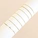 14K Gold Plated Bracelets Set for Women, Dainty Gold Plated Bracelet Stackable Paperclip Chain, Bracelets Set Thin Small Cute Bead Bracelet Fashion Waterproof Jewelry Gift Gold Accessories for Women(7Pcs)