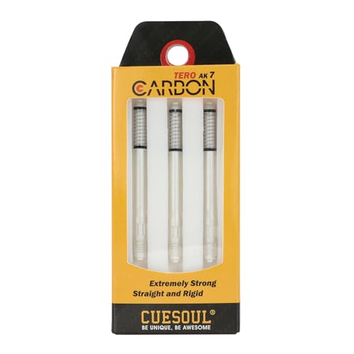 CUESOUL TERO AK7 Carbon Dart Shafts/Stem Built-in Spring Telescopic,Set of 3 pcs