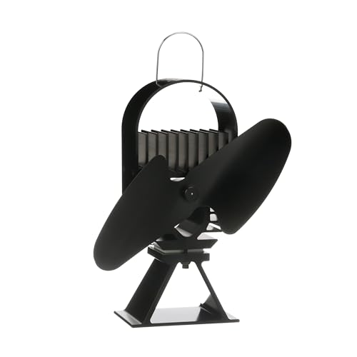 Ecofan AirDeco II Wärmebetriebener Ofenventilator – Niedrigtemperatur-Technologie – Stark 190 CFM - Ideal für Holz-, Gas-, Pellet- & Specksteinöfen – Effiziente Luftzirkulation & Brennstoffeinsparung