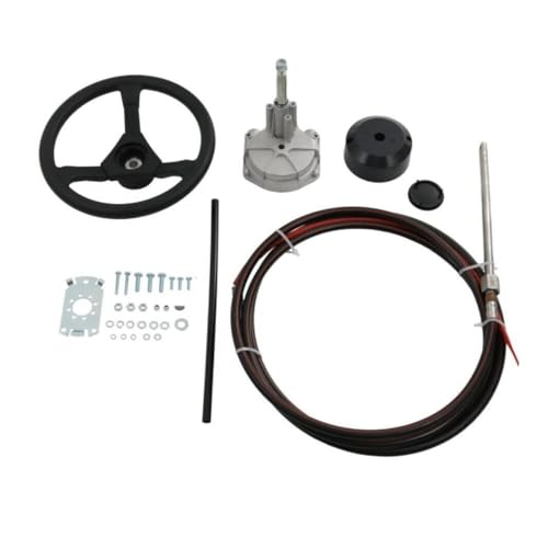 16 Ft Boat Rotary Steering System Outboard Kit SS13716 for Marine with 13.5