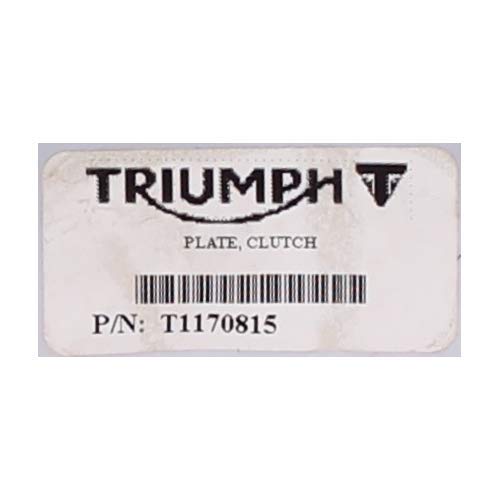 Amazon.com: Triumph Clutch Plate PN T1170815 : Automotive