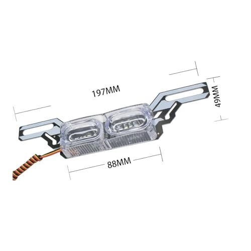 Feu de freinage stroboscopique DRL moto pour éviter les collisions - 5