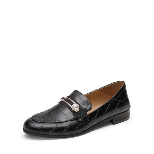 Image of DREAM PAIRS Loafers for Women Slip On Comfortable Round Toe Casual Fashion Flats Dressy Shoes