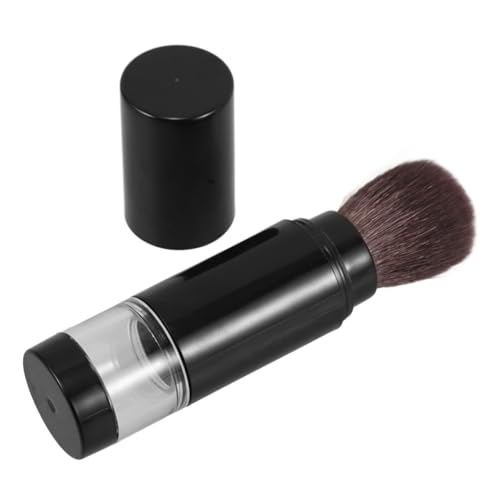 NOLITOY Makeup Brush for Blush Highlighter Makeup Brush Clone Refillable Cover Portable Powder Applicator for on The Go