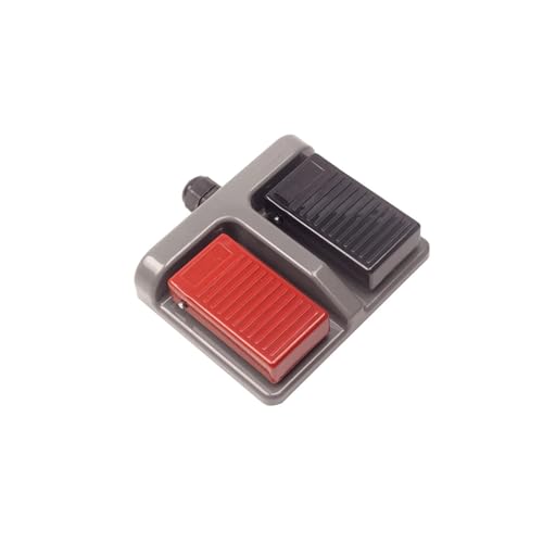 Interrupteur à pédale double MDFS-65 commutateur au pied 220VAC câble 1.3m réarmement automatique