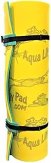 Aqua Lily Pad Original Floating Water Mat, Patented 2 Layer FlexCore Green / Yellow Foam Raft, Made in The USA (18 Foot)