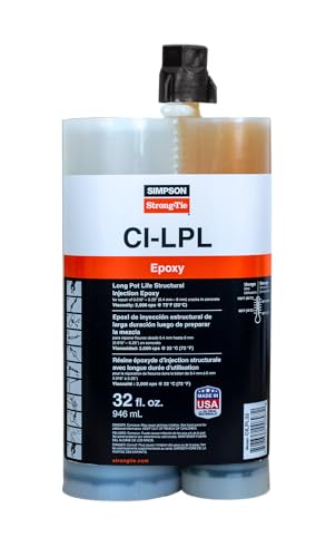 Simpson Strong-Tie CILPL32 CI-LPL Long Pot Life Structural Injection Epoxy (32 oz.)