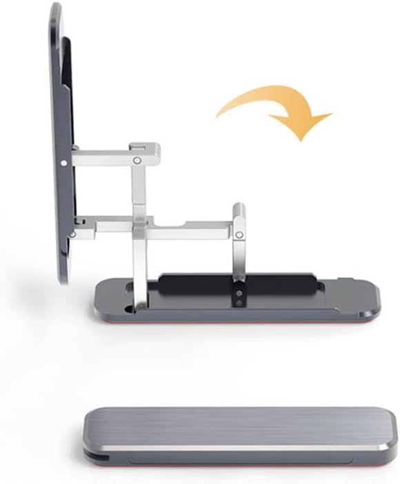 Universal Mini Metal Folding Mobile Phone Holder Stand Aluminum Alloy Invisible Portable Bracket Desktop image 5