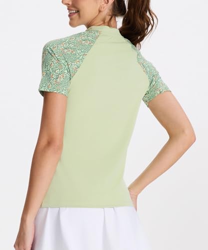 HUGE SPORTS Women's UPF 50+ UV Protection Sun Shirts Short Sleeve Quick Dry Rash Guard Swim Gym Workout Tops3