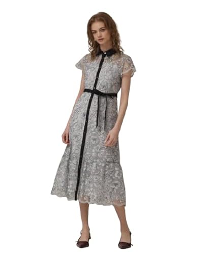 [グレースコンチネンタル] ドレス 25AWﾁｭ-ﾙﾌﾗﾜ-刺繍ﾜﾝﾋﾟｰｽ レディース