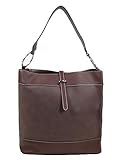 Kurzbeschreibung: Das schlichte, kastige Design und der Mix verschiedener Leder-Optiken machen diese Tasche zum spannenden Accessoire.