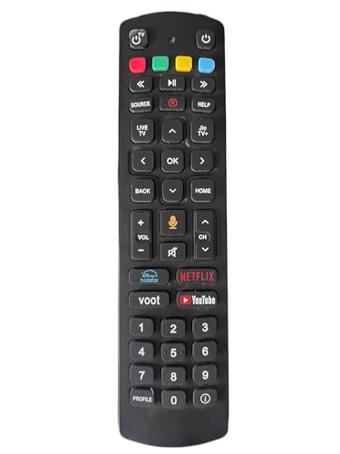 Image of SadhwanisOriginal Remote Control & Genuine Bluetooth Voice Remote for F.iber Set-Top Box | 43-Key Universal Replacement | Easy Pairing | Original Remote Control